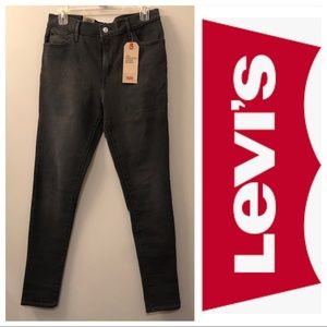 Levi’s 720 High Rise Super Skinny Dark Gray Jeans